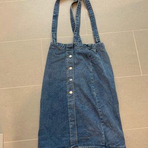 Jean Skirt Suspenders